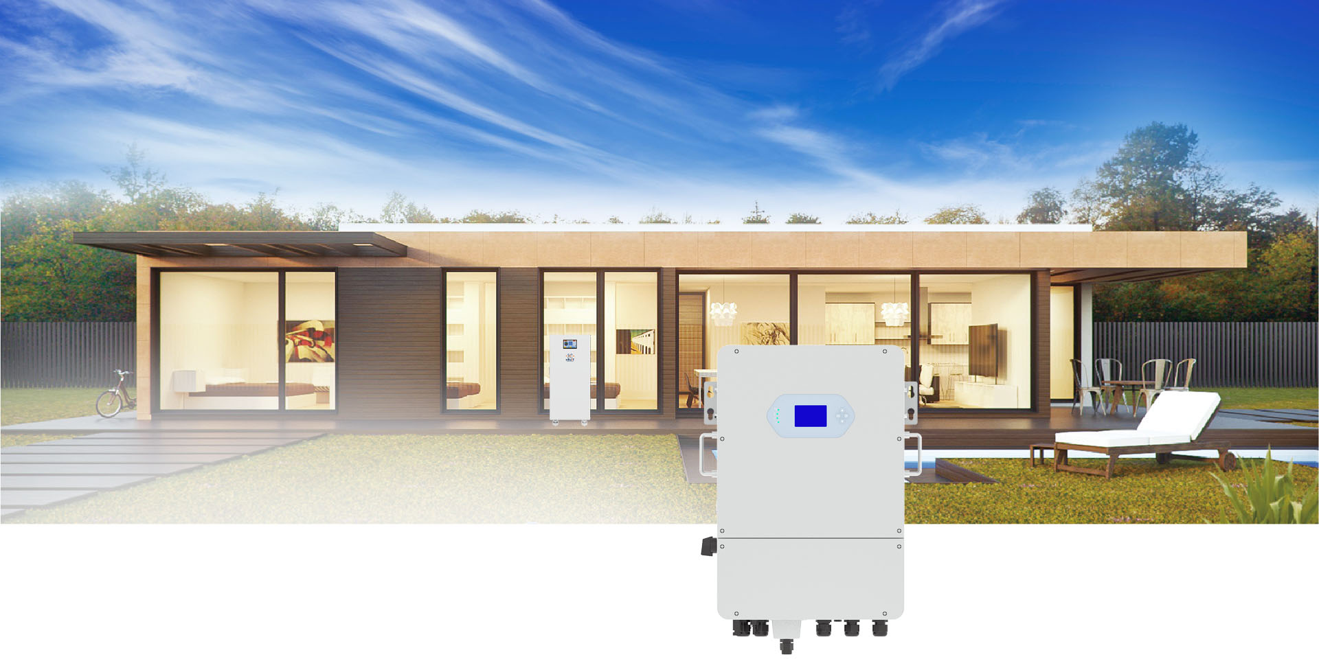 Single Phase Hybrid Inverter 6.6kW-13.2kW 40V-60V 250A Max Charge/Discharge for Solar Energy Storage Systems