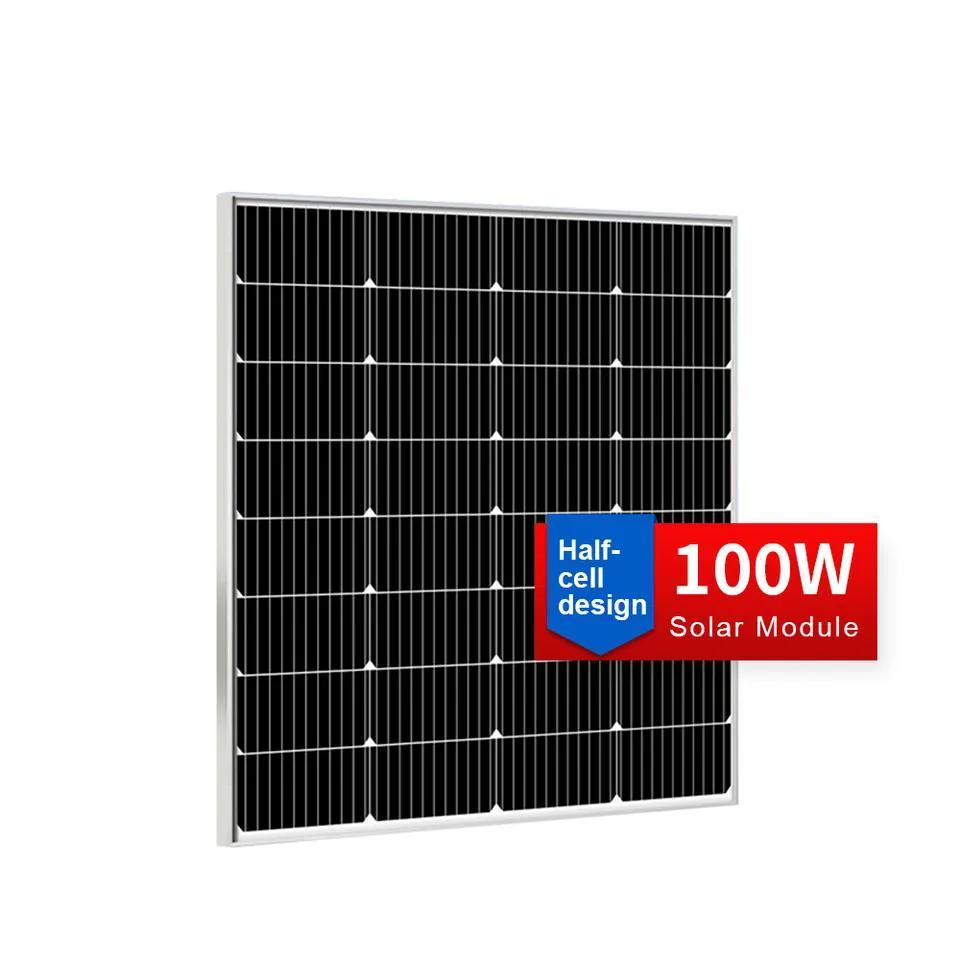 Solar Module 100W-550W High Efficiency 19.3% 12V-40V for Residential and Commercial Renewable Energy Systems WENREY
