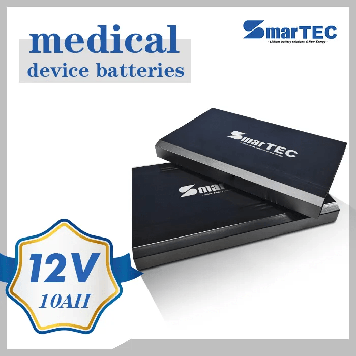 12V 10Ah Rechargeable Ventilator Battery Li-ion Medical Respiratory Equipment Power Backup SmarTEC