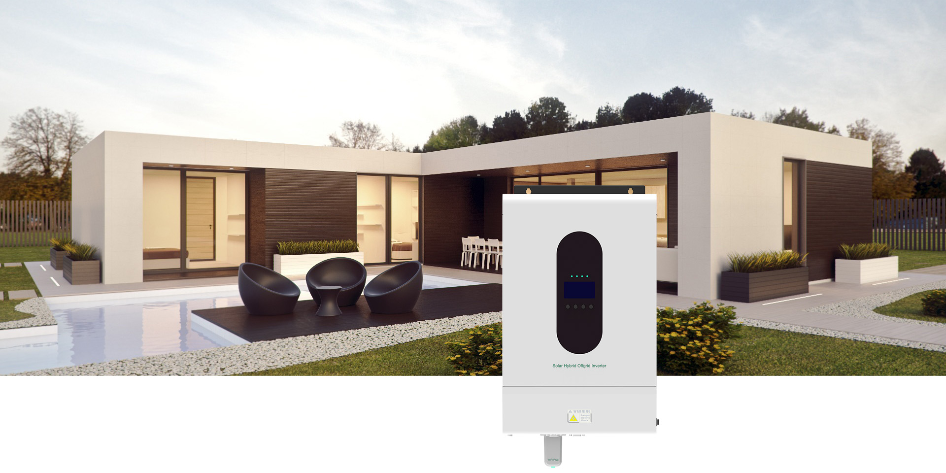 Single Phase Off-Grid Inverter 48V LiFePO4 Battery Compatible with MPPT Charger and UPS Mode for PV Energy Storage Systems XINREX