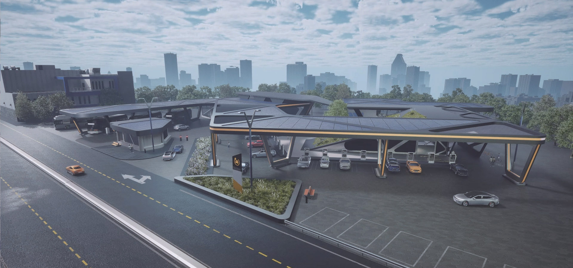Smart BESS EV Charging Station 824kWh 646.8～831.6Vdc LFP Battery Industrial Parks Highway Areas Urban Parks