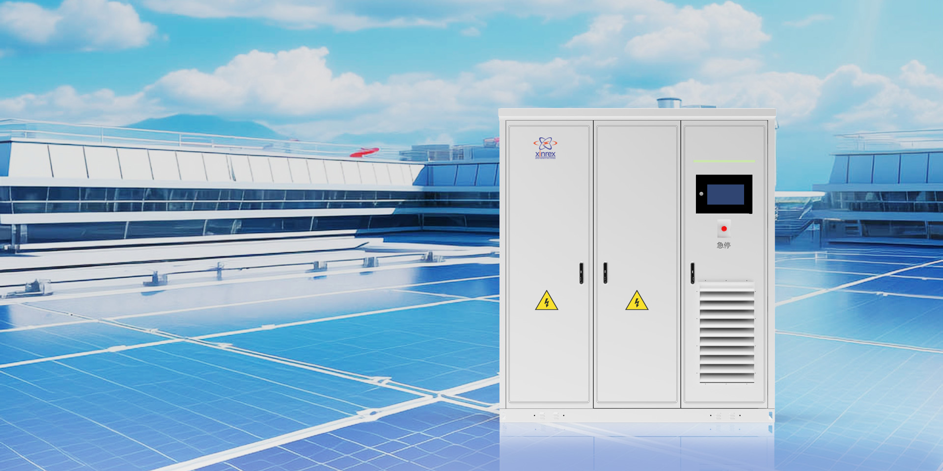 All-in-one Outdoor Air-cooling Integrated Cabinet LFP Battery 215.04kWh-257.23kWh 672V-934.4V Energy Storage System for Renewable Energy Projects