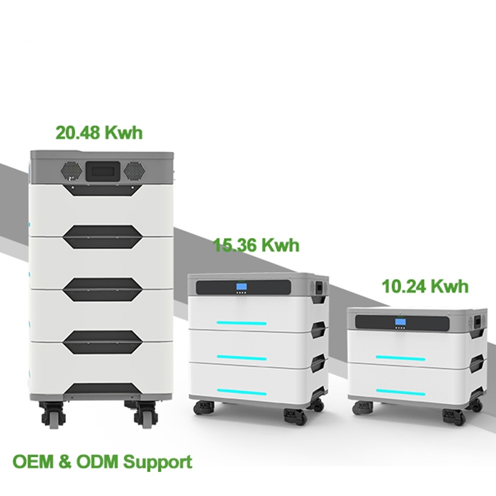 Stacked Energy Storage Battery 5Kwh-20Kwh High-Density Lithium Modular Design Solar Power Storage System