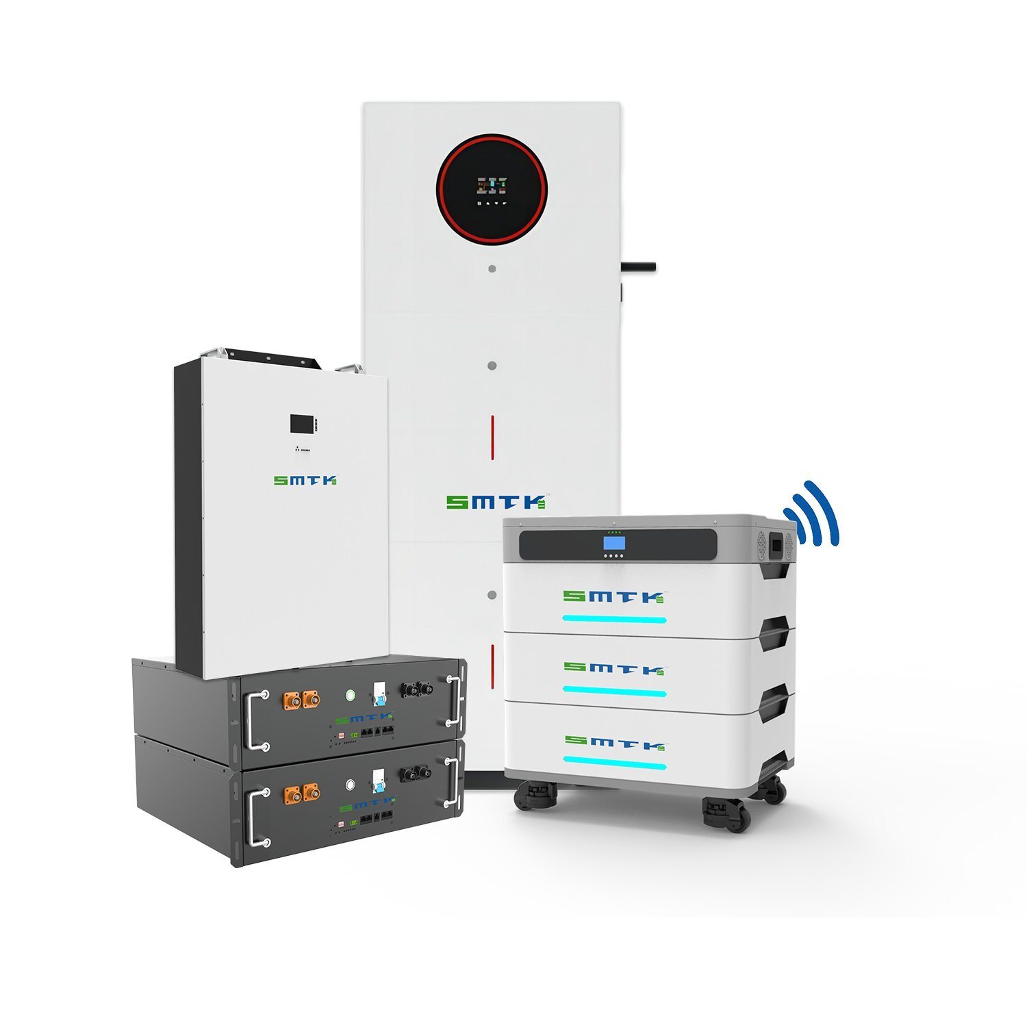 Stacked Energy Storage Battery 5Kwh-20Kwh High-Density Lithium Modular Design Solar Power Storage System