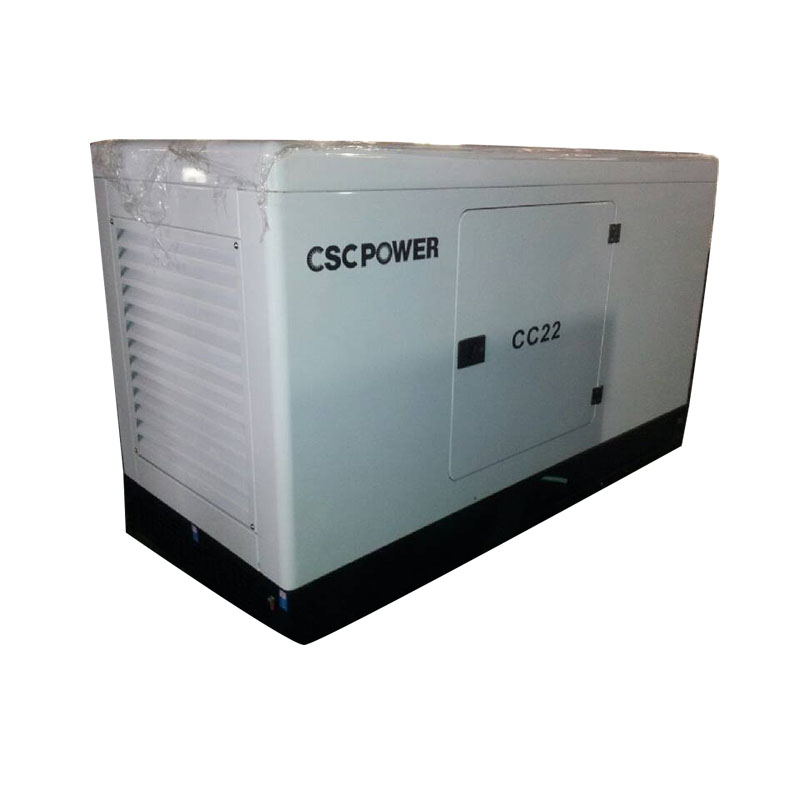 Diesel Generator Set 22KVA Silent Type 380V 50Hz 1500RPM for Power Supply 4B3.9-G1 Engine