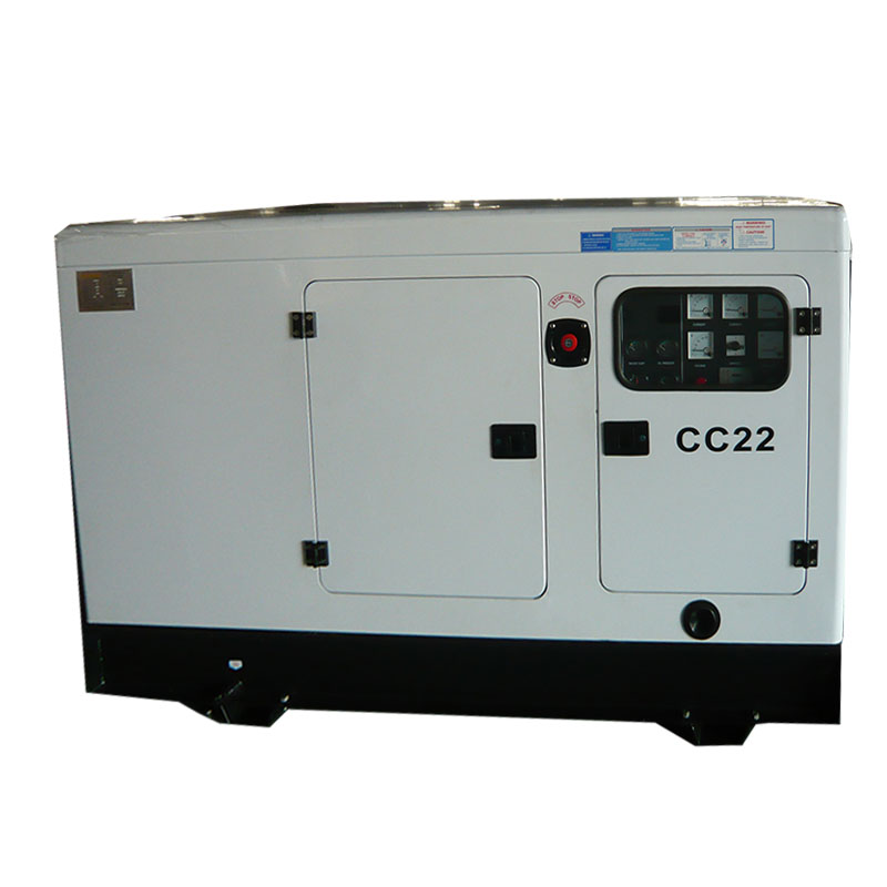Diesel Generator Set 22KVA Silent Type 380V 50Hz 1500RPM for Power Supply 4B3.9-G1 Engine