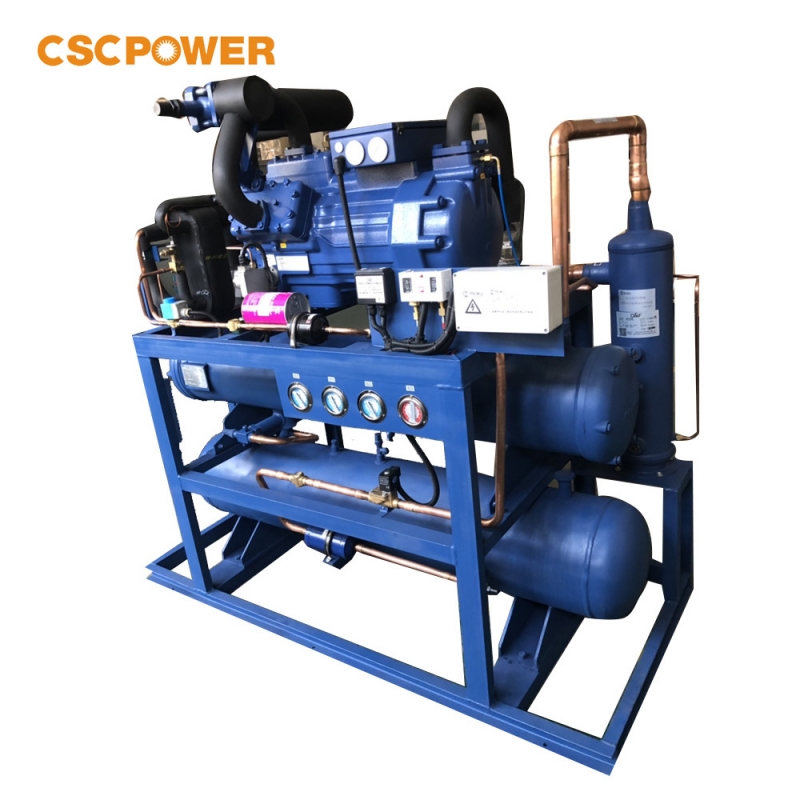 Compressor Unit Industrial Open Refrigeration Units with Compressors for Cold Chamber Refrigeration Systems Air Cooled Water Cooled Multiple Brand Scroll Piston Screw R404a R22 R507A -18°C 50°C CSCPOWER