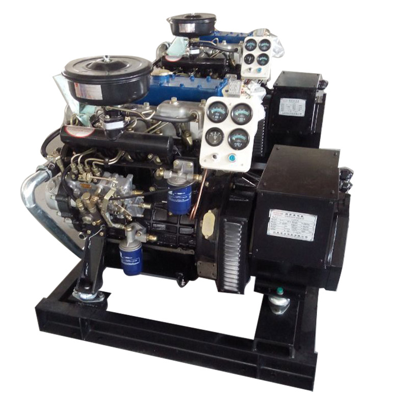 Marine Generator Set 12kW Open Type 380V 50Hz 1500rpm Diesel Electrical Start IP23 Insulation Class F for Marine Applications