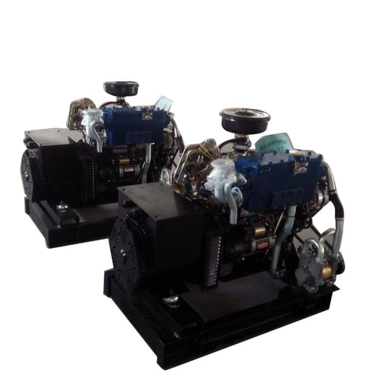 Marine Generator Set 12kW Open Type 380V 50Hz 1500rpm Diesel Electrical Start IP23 Insulation Class F for Marine Applications