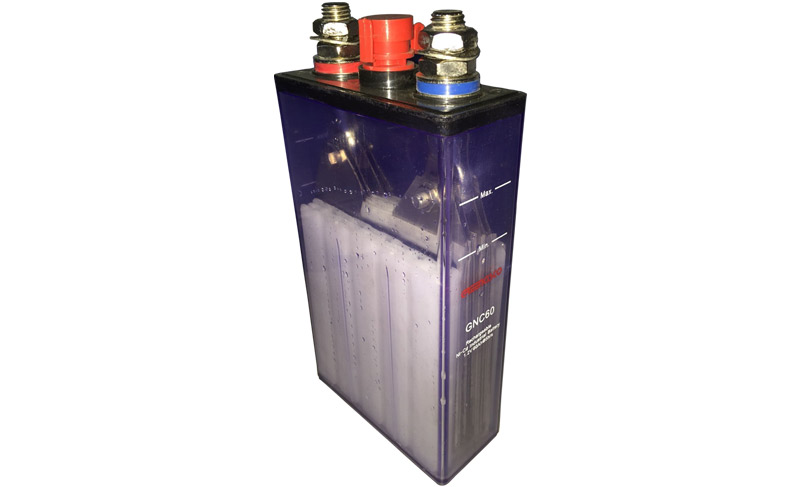 Gas Combination NiCd Batteries High Capacity Long Life for Railway Systems