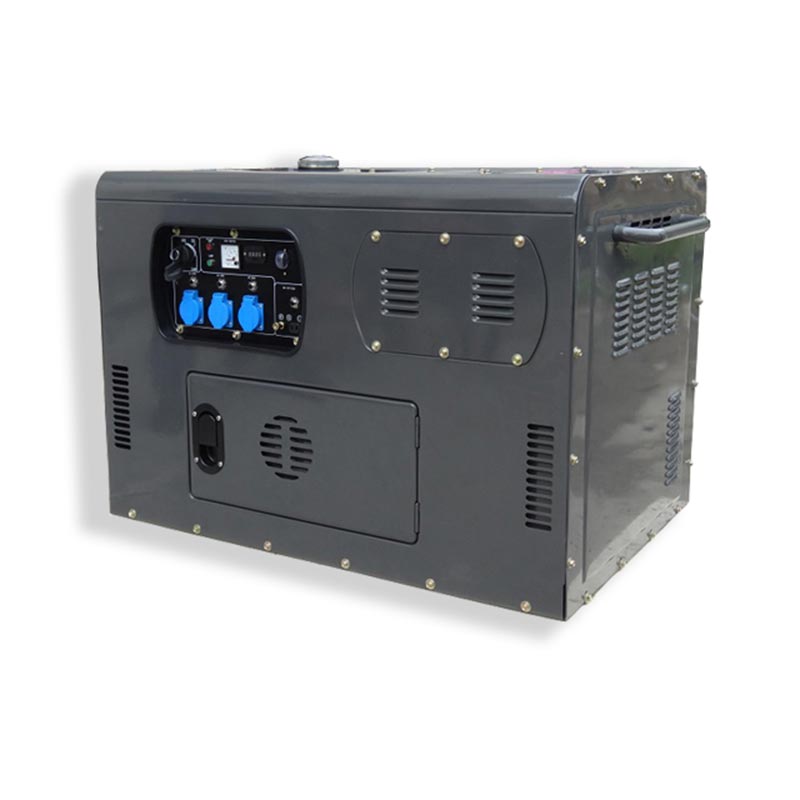 Diesel Generator Set 10KVA Silent Type for Backup Power Supply 3P 380V 50Hz with High Acoustic Canopy and ATS Option CSCPOWER