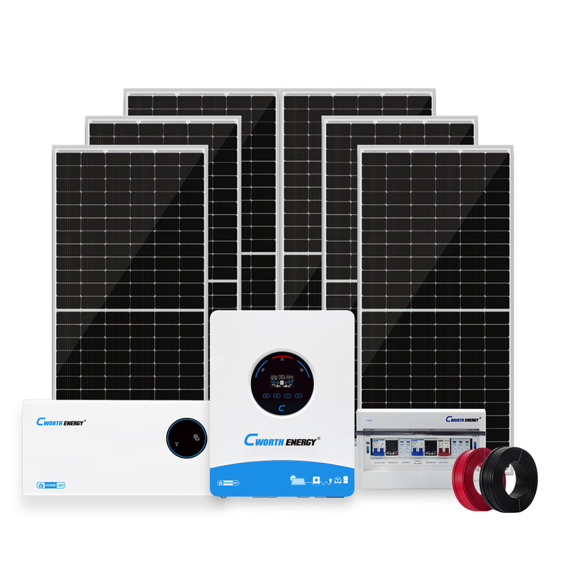 6KW Off-Grid Solar System 6KVA LBC-48200C 48V 10KWH Residential Energy Storage Solution for Home Power Backup