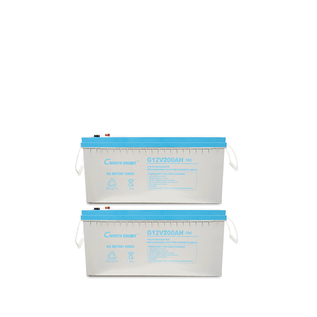Gel Battery 12V 200Ah Deep Cycle Energy Storage System for Solar Power Backup