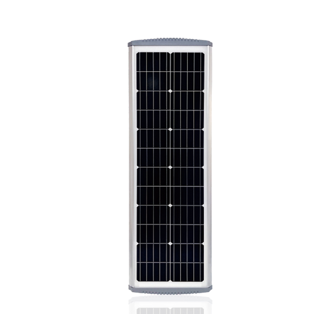 Solar Street Light 80W All-in-One Solar-Powered Outdoor Lighting System for Roadway Illumination