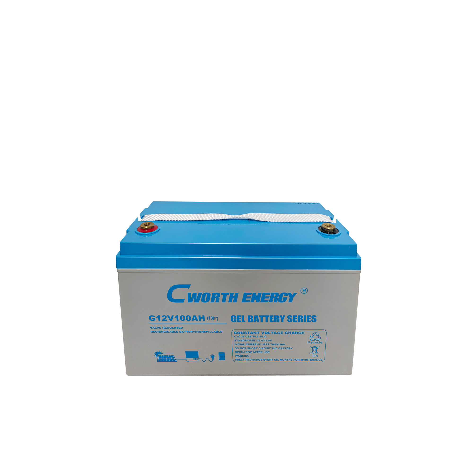 Gel Battery G12V 100AH Long Service Life High Energy Density Sealed Maintenance-Free for Renewable Energy Storage Systems