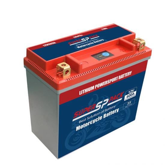 Lithium Power Sport Batteries 12.8V 6Ah High Pulse Cranking 420A for Motorcycle ATV Snowmobile Superpack