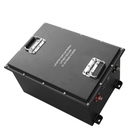 48V100Ah LiFePO4 Battery Long Cycle Life Golf Cart Electric Vehicle Superpack