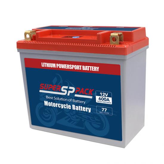Lithium Power Sport Batteries 12.8V 6Ah High Pulse Cranking 420A for Motorcycle ATV Snowmobile Superpack