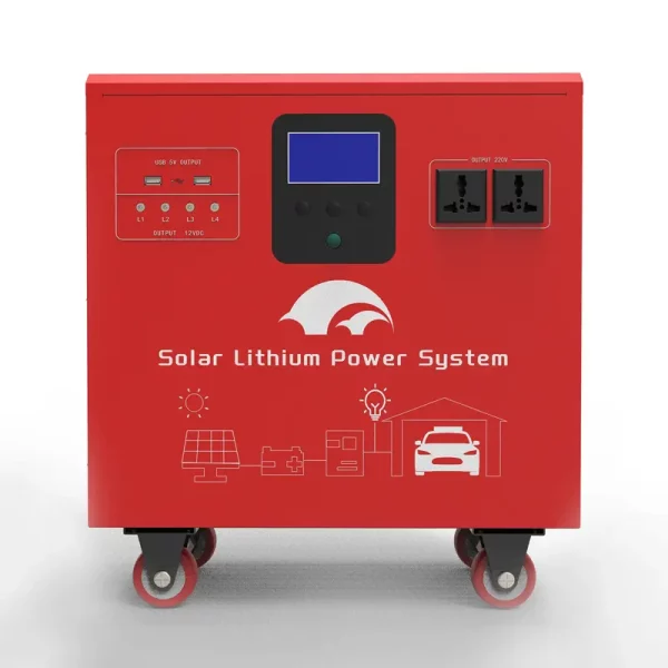 12.8V 100Ah 1000W All In One Lithium Iron Phosphate Battery 1.28Kwh Built-in Inverter for Home Energy Storage and Backup Power Supply