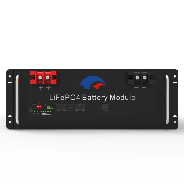 48V 100AH Rack Mount LiFePO4 Battery 4.8kWh High-Density Energy Storage for Solar Backup Power & Off-Grid Systems