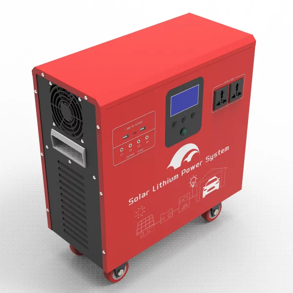 12.8V 100Ah 1000W All In One Lithium Iron Phosphate Battery 1.28Kwh Built-in Inverter for Home Energy Storage and Backup Power Supply