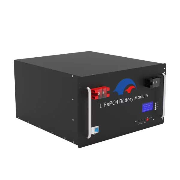 51.2V 100AH Rack Mount LiFePO4 Battery High-Density Energy Storage for Solar & Telecom Applications