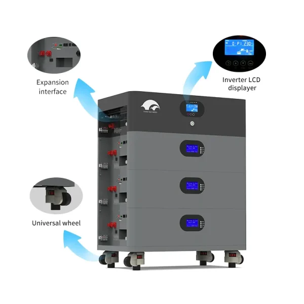 Lifepo4 Battery All in One Inverter and Lithium Ion Battery Energy Storage System 5kw 10kw Reliable Power Backup for Residential and Commercial Solar Applications Yuyuyang New Energy