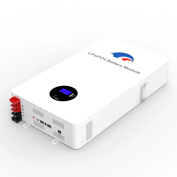 51.2V 150AH Wall Mount LiFePO4 Battery 7.68kWh High-Capacity Energy Storage for Solar Systems YY48150HW