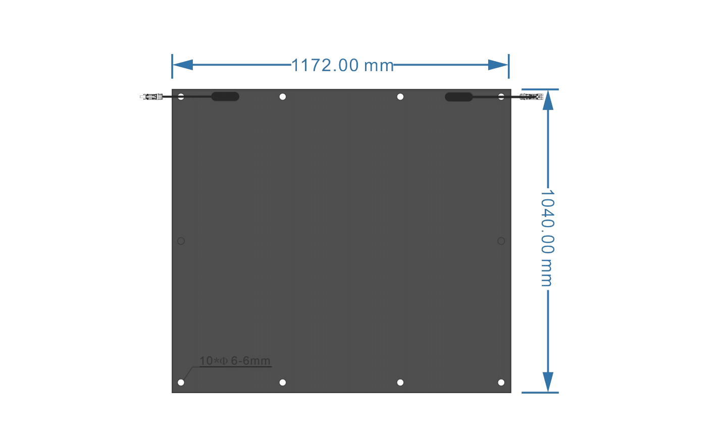 Fixable Solar Panel 535W N-TopCon Ultra-light Frameless for Rooftop and Off-grid Systems