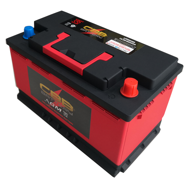 12V45ah LiFePO4 Lithium Starter Battery High CCA 860A Engine Start Stop Micro-Hybrid Vehicle CBB