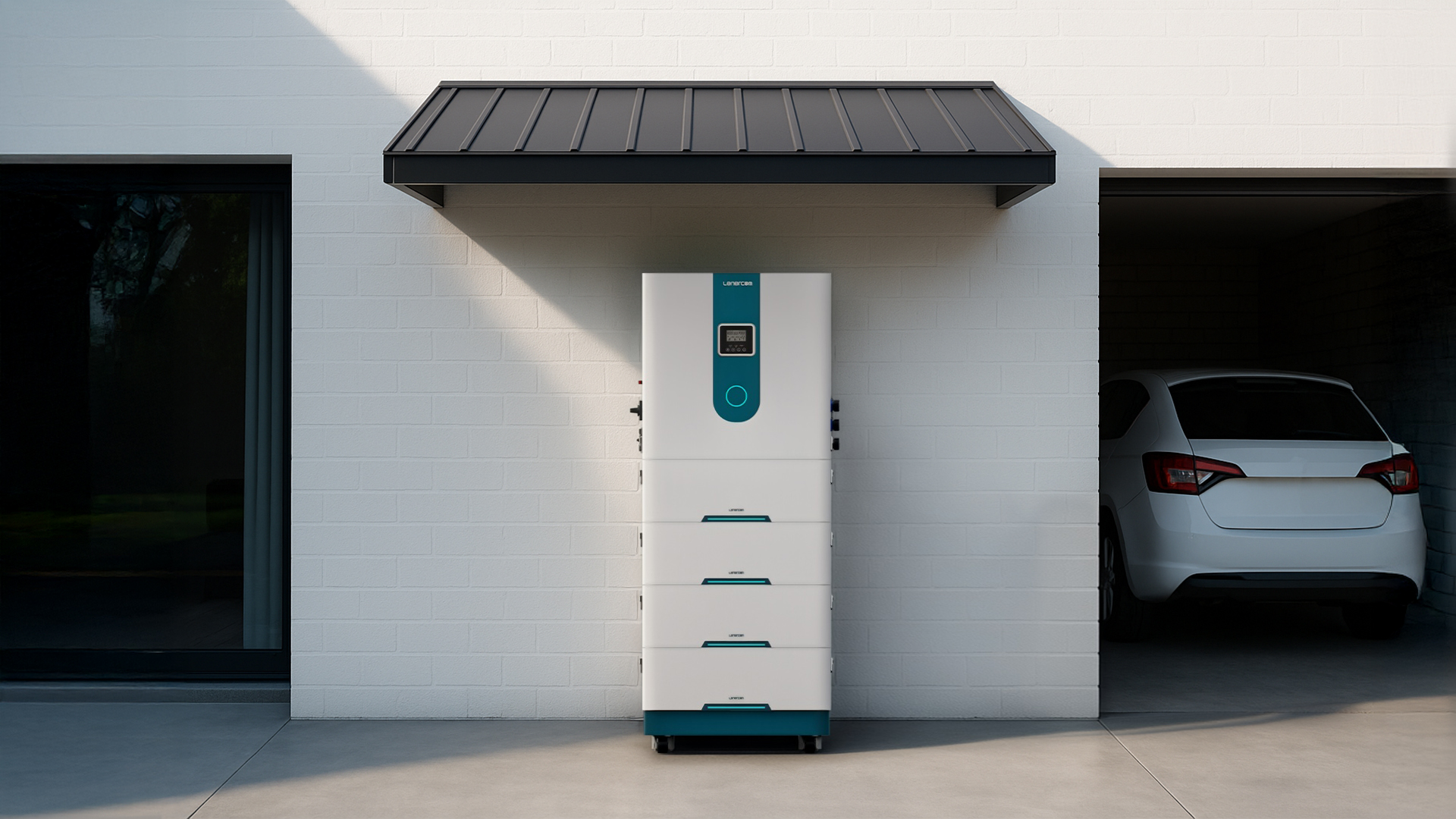 E2 Series (Low Voltage) LiFePO4 Battery 5.12kWh-40.96kWh Single-Phase 230V Residential Energy Storage System for Home UPS Lenercom
