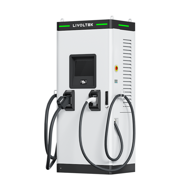 Motion Fast DC Charging Station 82kW (60kW DC + 22kW AC) High-Power EV Charger for Commercial and Industrial Applications LIVOLTEK