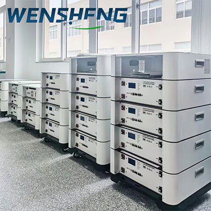 Lithium Iron Phosphate Stacked Energy Storage Battery Long Cycle Life, Intelligent BMS for Solar Power Systems SUNWIN