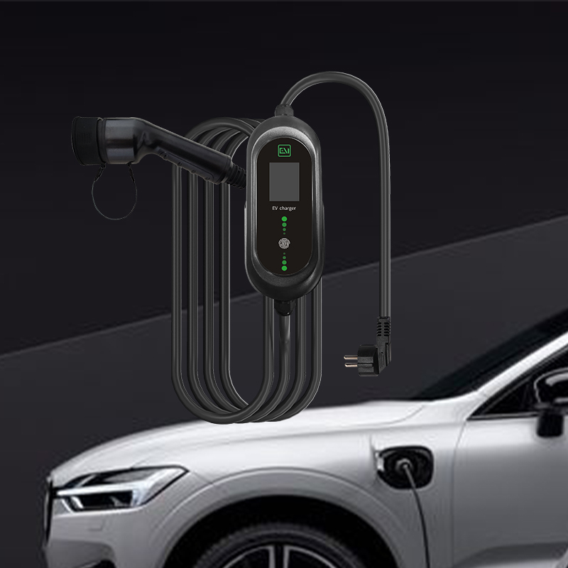 US D Model Wall-Mounted/Column EV Charger RFID Charging, Low Power Standby <3W for Residential and Commercial Use