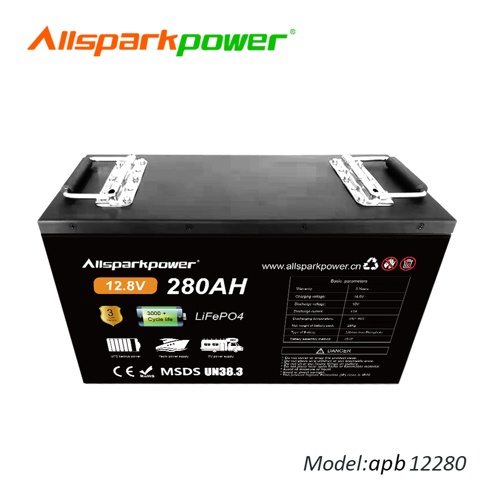 APB12280 12V 280Ah LiFePO4 Battery Deep Cycle High Capacity Off-Grid Solar Storage