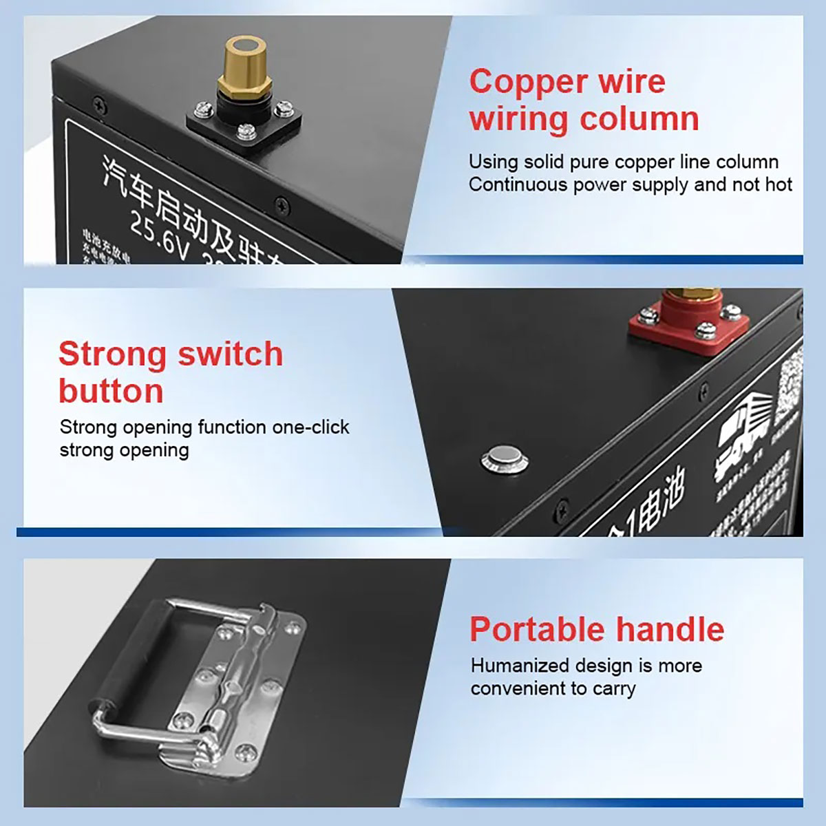 Heavy Duty Truck Battery 24V LiFePO4 160Ah-300Ah Long Life & High Power for Commercial Vehicles JMHPOWER