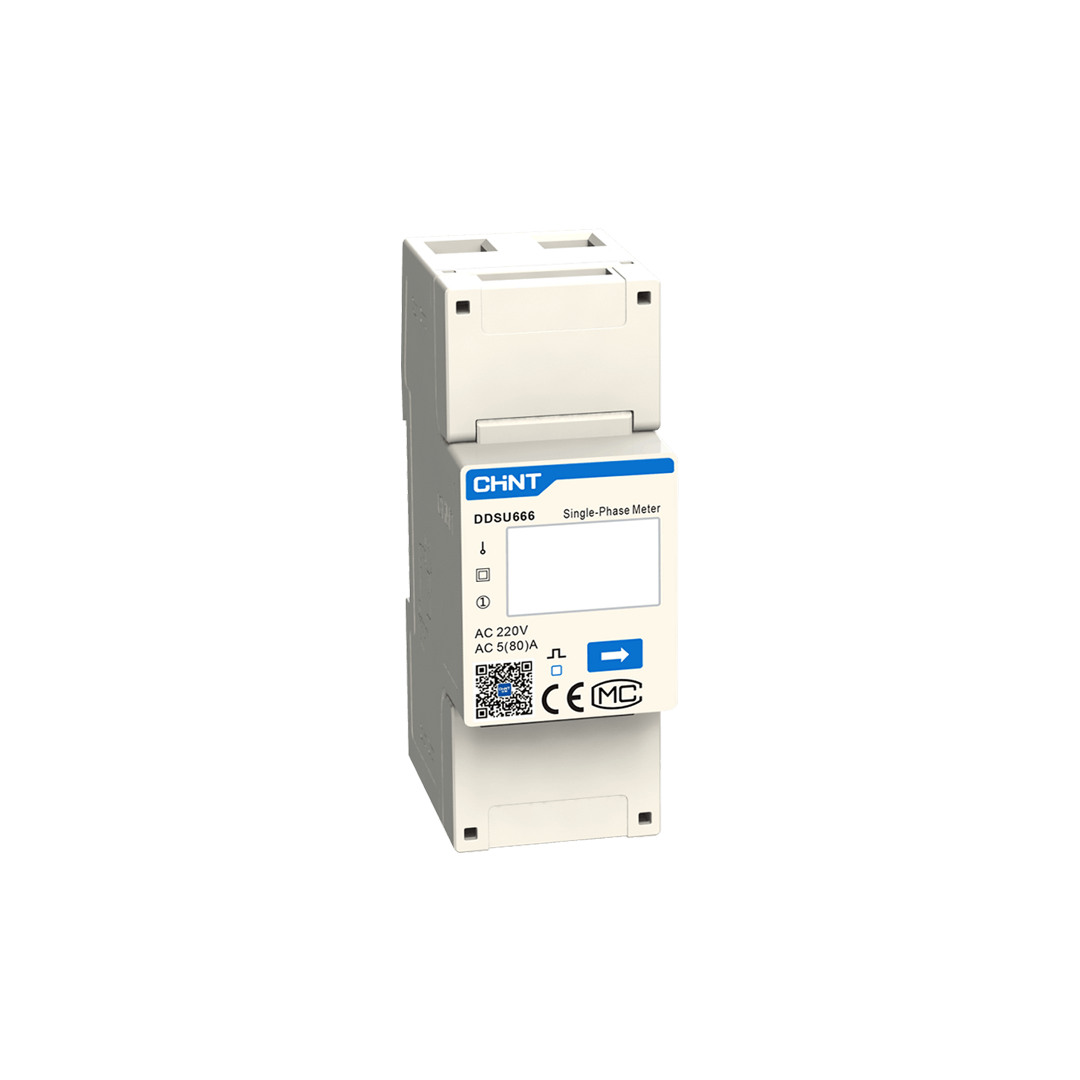 Single-phase Energy Meter-CT Class 1 Accuracy, DIN Rail Mountable for H6000-EU Solar Monitoring Systems Hinen