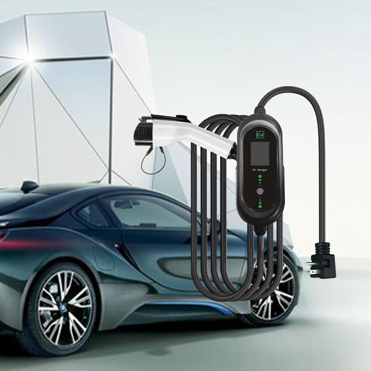 US D Model Wall-Mounted/Column EV Charger RFID Charging, Low Power Standby <3W for Residential and Commercial Use