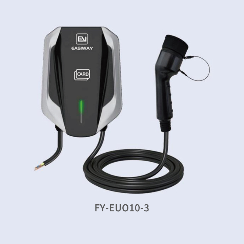 EU V8 Model Wall-Mounted Lndicator Ev Charger RFID Charging, Low Power Consumption for Home and Commercial Use