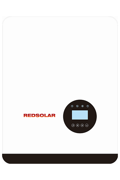 Residential Three-phase On-grid Inverter 1.1× Overload Capacity 98.8% Efficiency GPRS/WI-FI/RS485 IP65 for Harsh Environments Red Solar