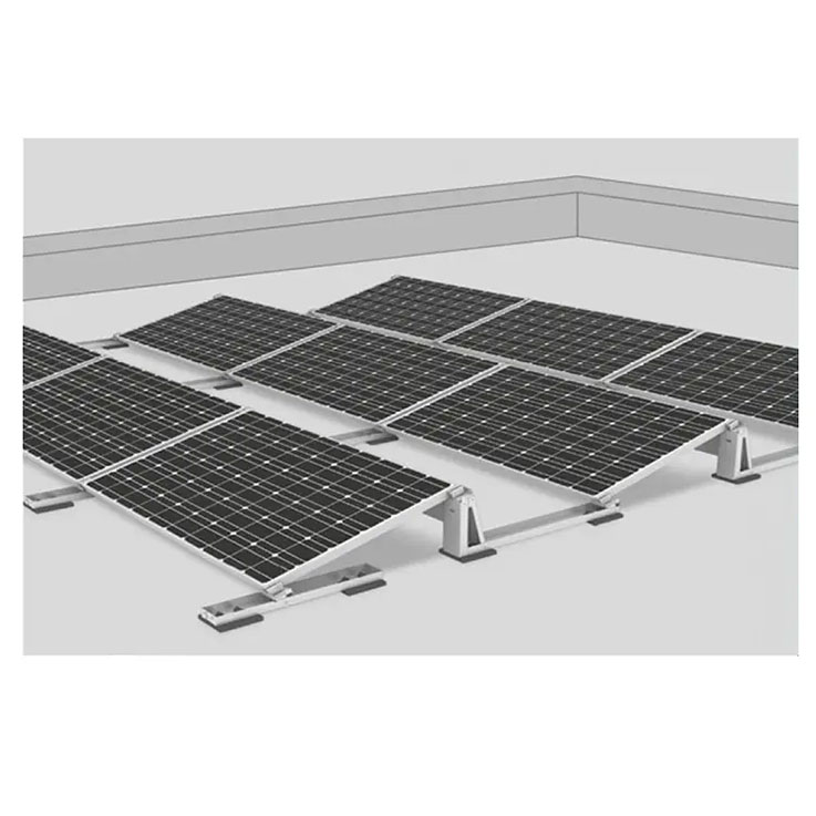 Solar Mounting System Anodized Black Roof PV Installation High Wind Load up to 60m/s Wensheng
