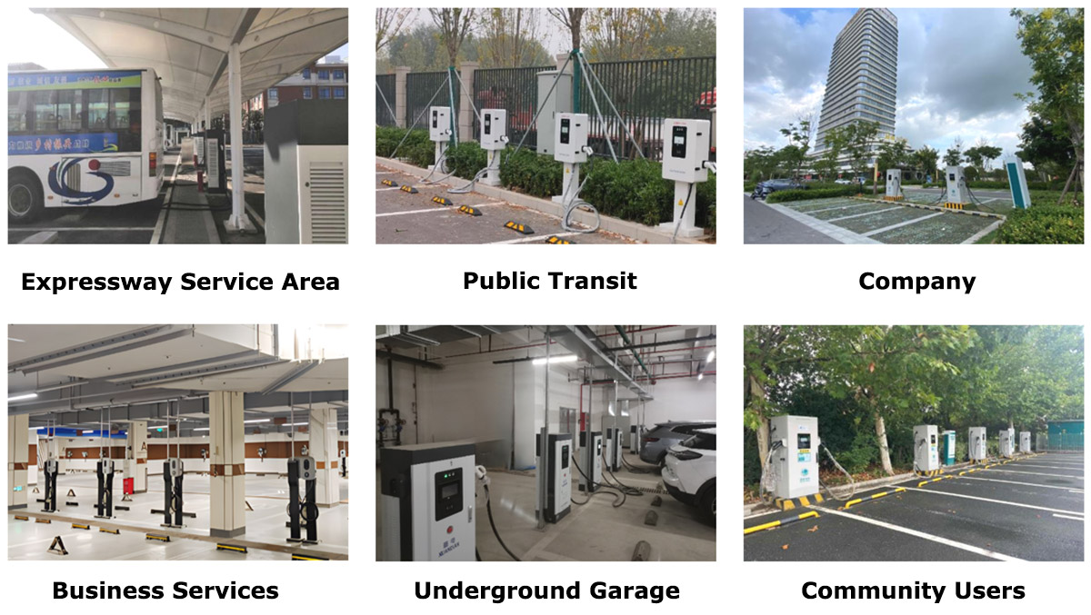 160KW 380V 400V 440V DC Public Dual Electric Car Chargers High-Power Fast Charging for Commercial EV Stations INTEK