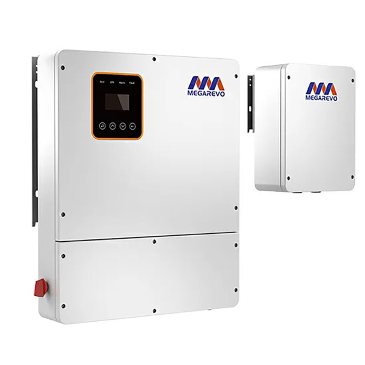 High Voltage Split Phase Hybrid Solar Inverter 6kw 8kw 10kw 12kw MPPT Charger for Home Energy Storage MEGAREVO