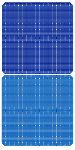 M10-TOPCon Cell High Efficiency 182mm x 182mm Solar Cell for PV Modules