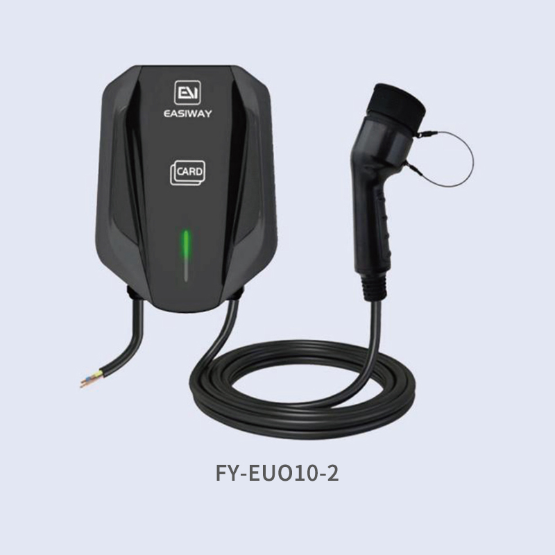 EU V8 Model Wall-Mounted Lndicator Ev Charger RFID Charging, Low Power Consumption for Home and Commercial Use