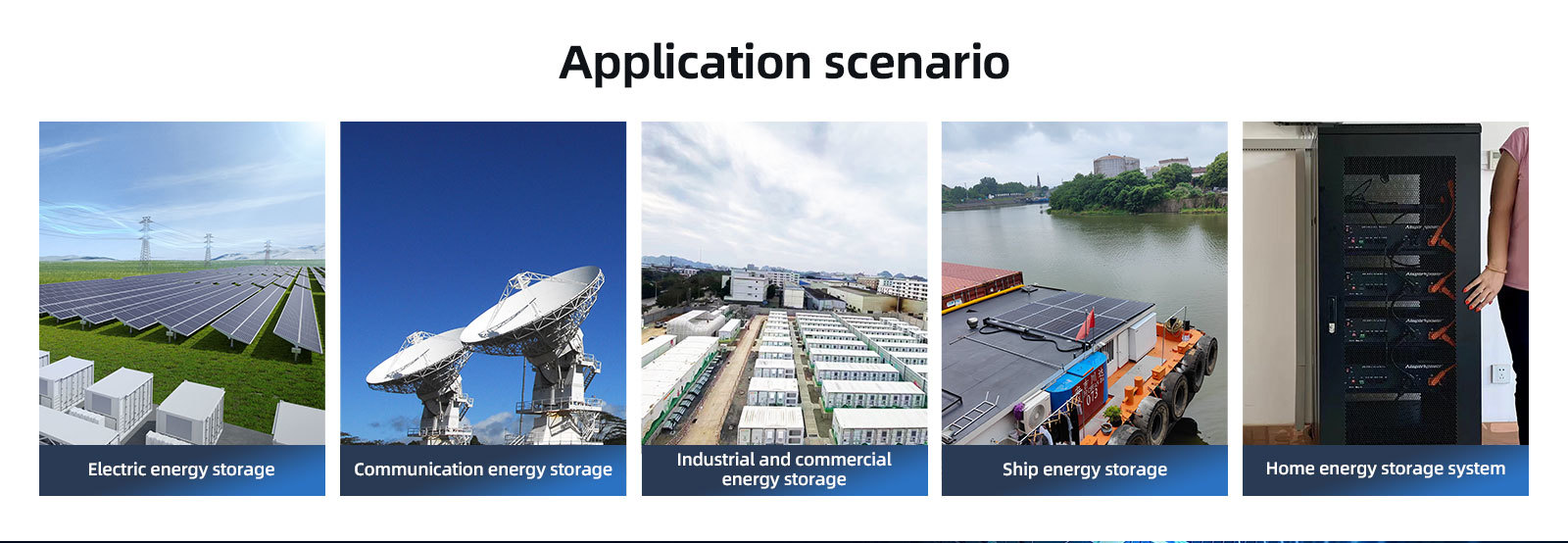 Battery Pack for Home Solar System LiFePO4 4000+ Cycles Built-in BMS Off-grid Energy Storage