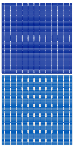 G12-PERC Cell 210mm High Efficiency ≥23.5% Front-side Efficiency Solar Applications