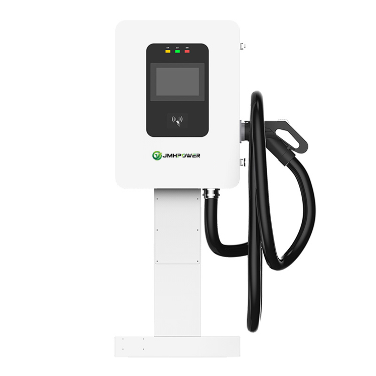 30KW 380V 400V 440V DC Outdoor Home Single Gun EV Charger Post 30Adc IP54 Fast Charging Station for Electric Vehicles JMHPOWER