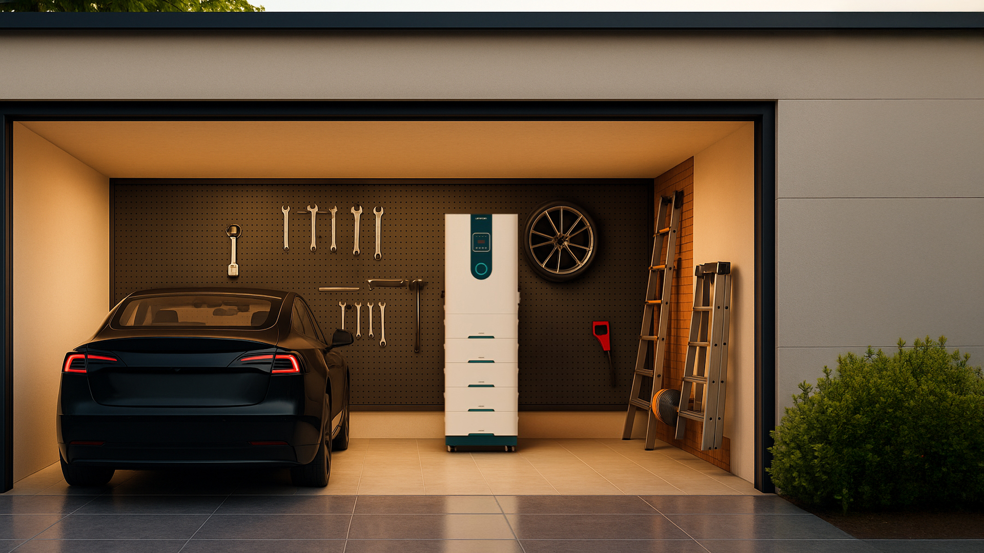 E2 Series (High Voltage) 3kW-12kW Hybrid Inverter with 5.12kWh-40.96kWh LiFePO4 Battery for Residential Energy Storage System Lenercom