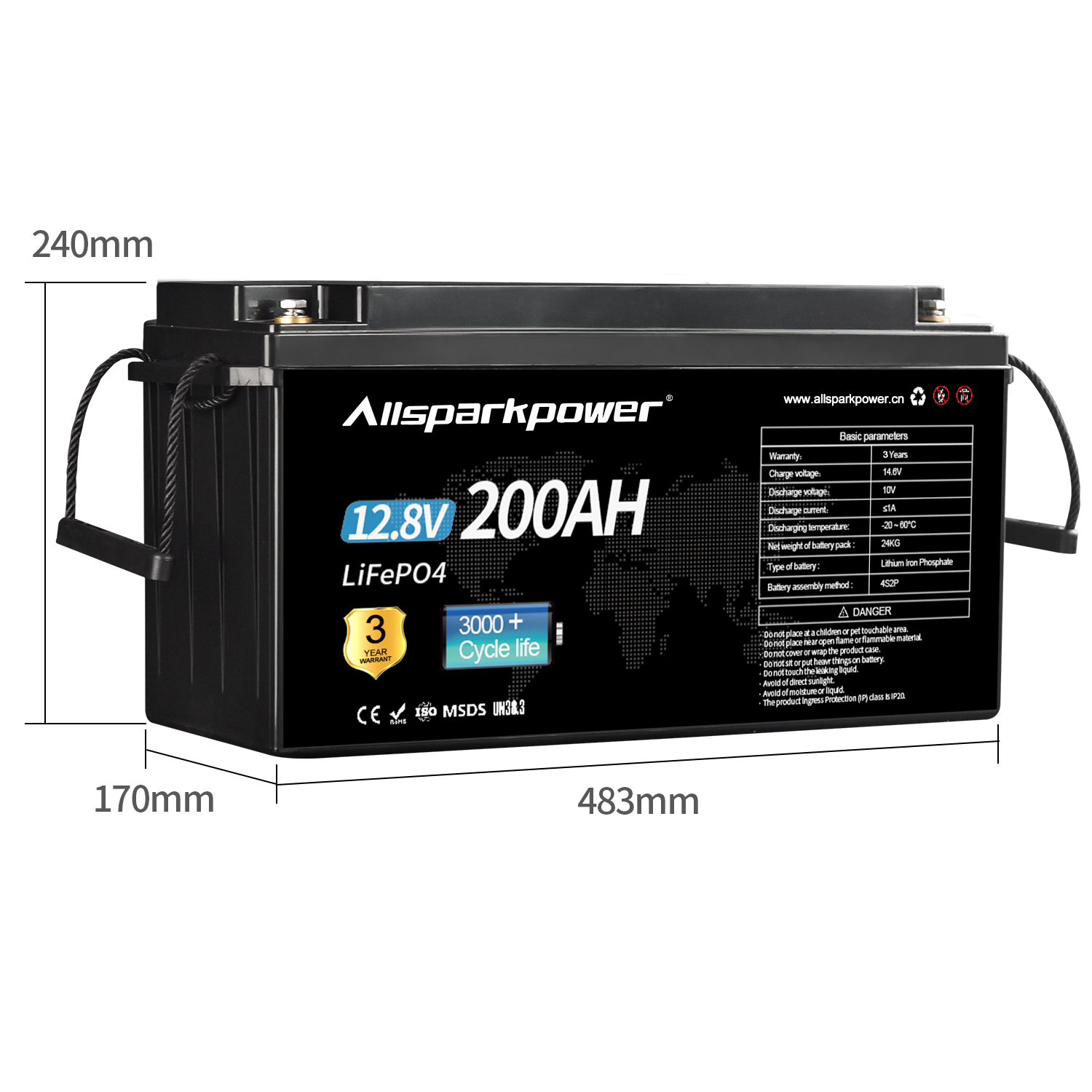 SVB12200 Battery Pack High-Capacity LFP for Residential and Commercial Energy Storage
